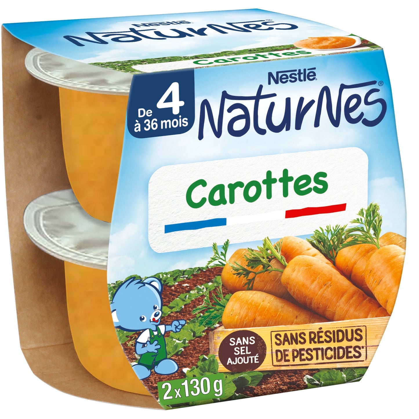 Baby food from 4 to 6 months Carrots Naturnes NESTLE