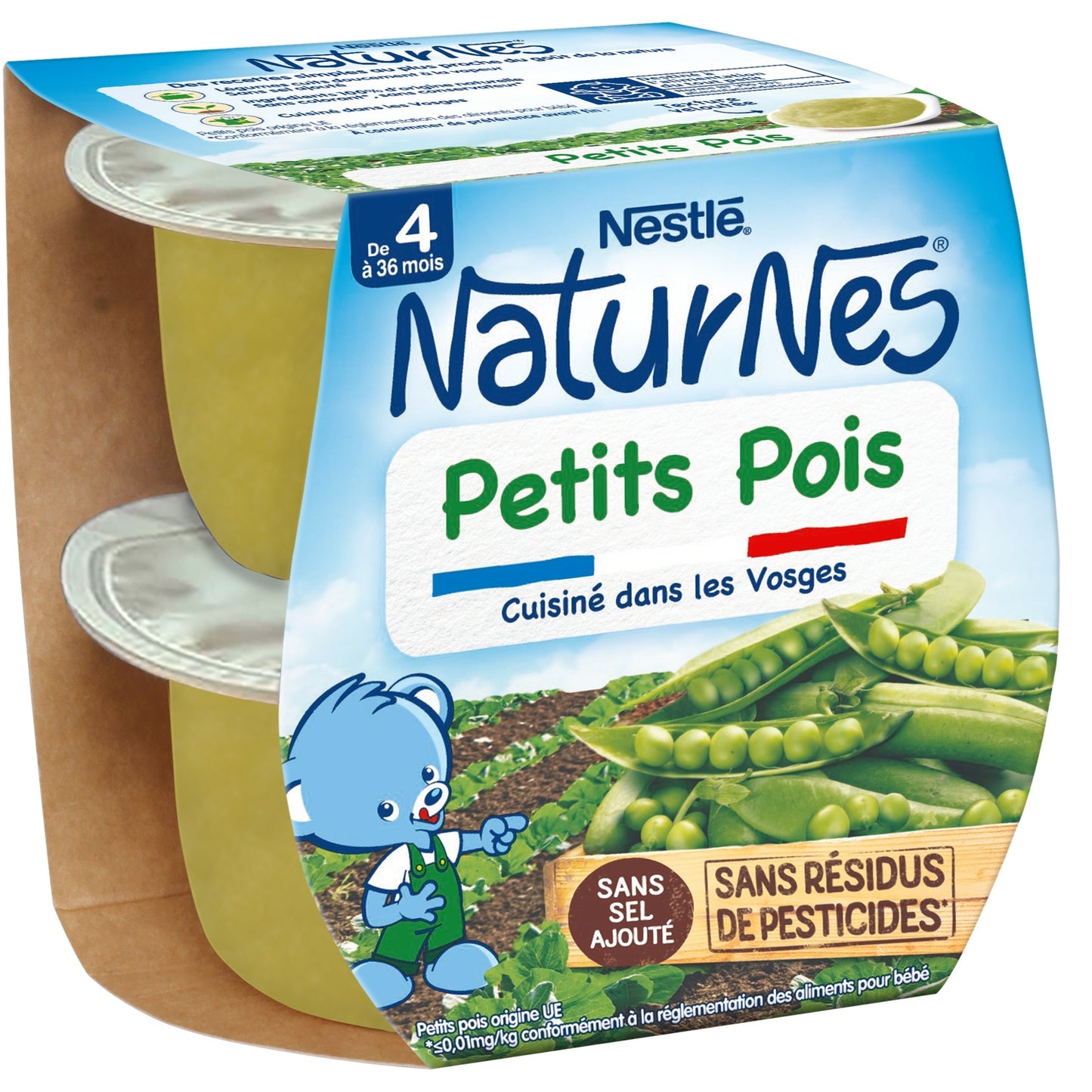 Baby dish from 4/6 months Peas Naturnes NESTLE