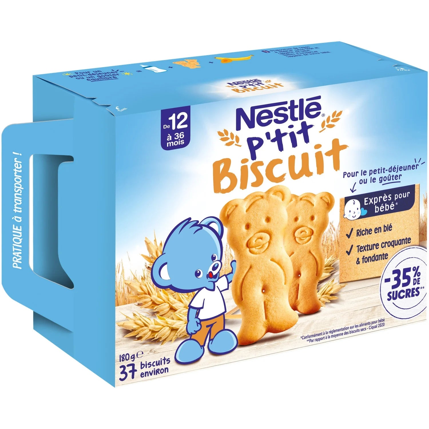 Baby cookies From 12 months P'tit Biscuit NESTLE – AmuseBoucheShop