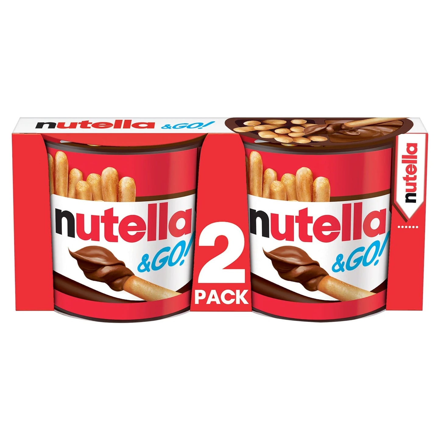 Nutella Go! Cereal sticks and spreads 2x52g