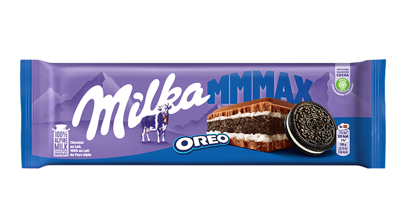 MILKA Mmmax Oreo chocolate bar 300g