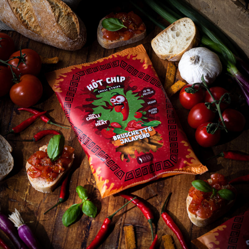 Hot Chip Strips Bruschette Jalapeno 80g