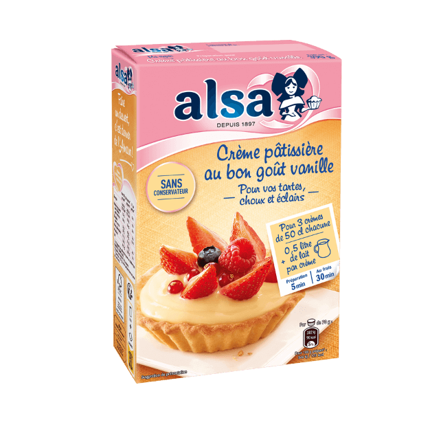 ALSA creamy pastry cream preparation 390g