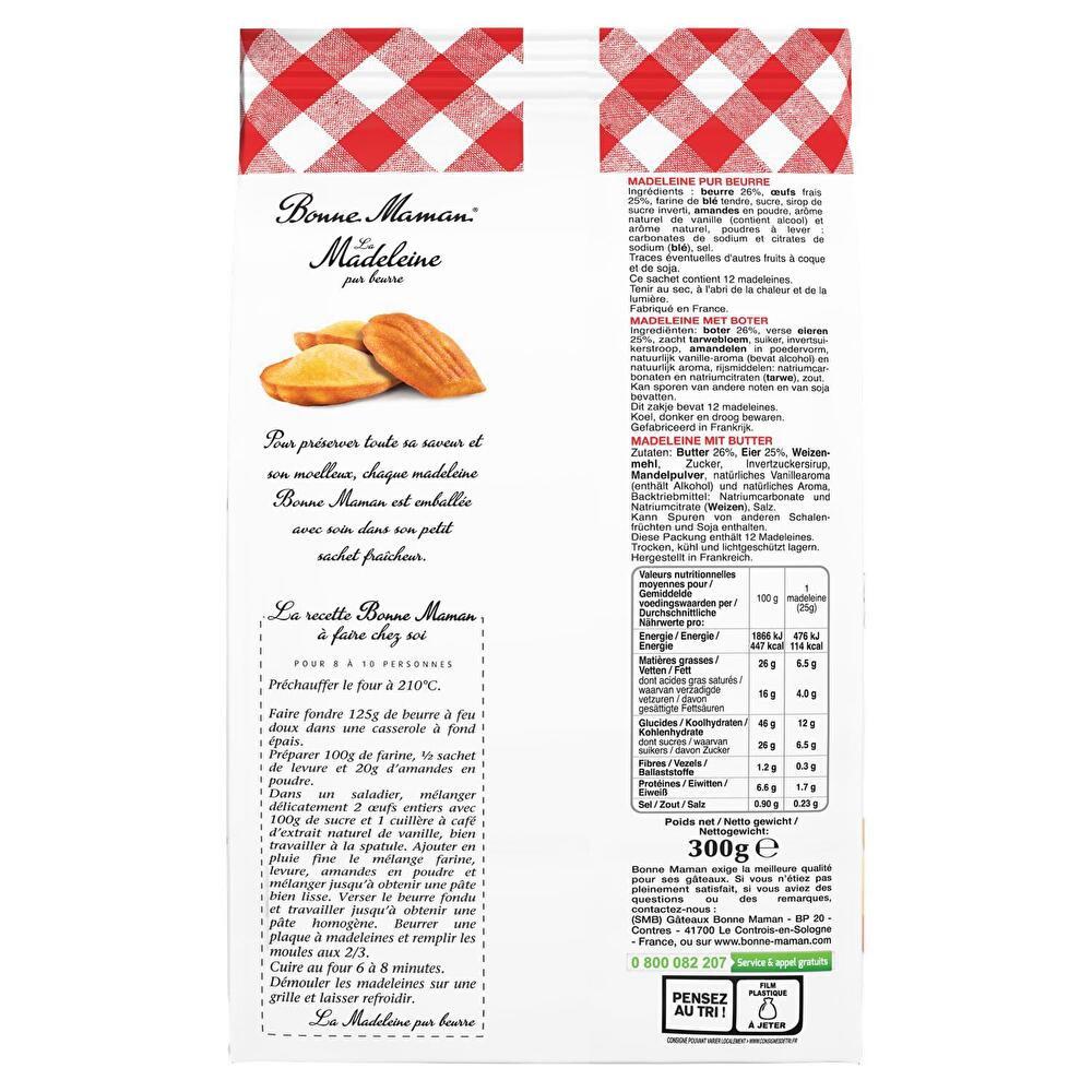 Madeleine nature Bonne Maman 10.58 Oz