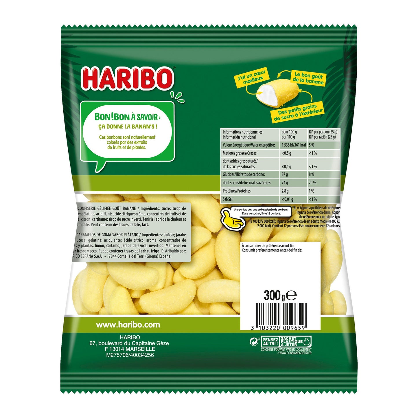 Haribo BANANAS - FRENCH version