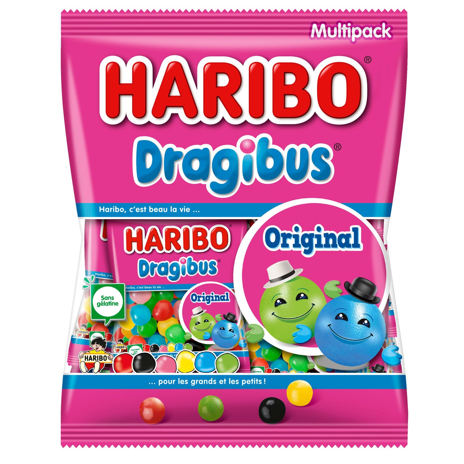Dragibus Soft Haribo en sachet 120g - My Candy Factory