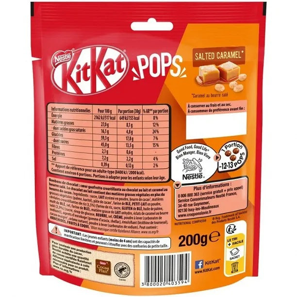 Nestle KitKat Pops Salted Caramel 200g