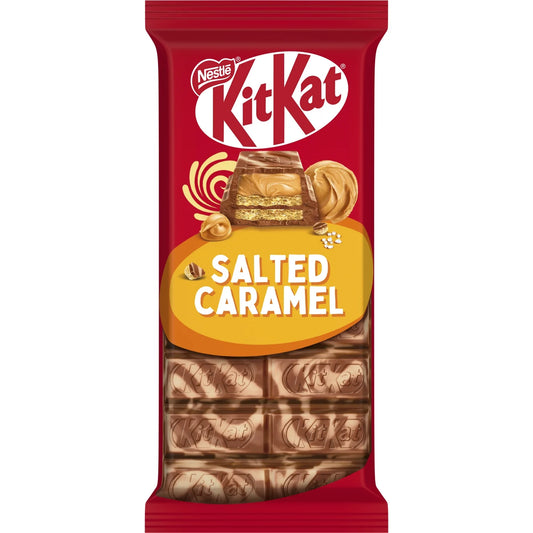 KITKAT salted caramel chocolate bar