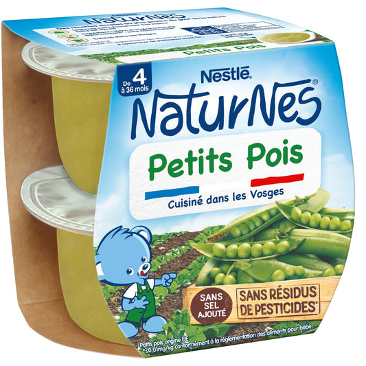 Baby dish from 4/6 months Peas Naturnes NESTLE