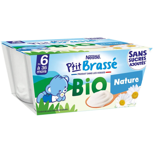 Organic Baby Dessert From 6 months, No Sugar Added Organic P'TIT BRASSE