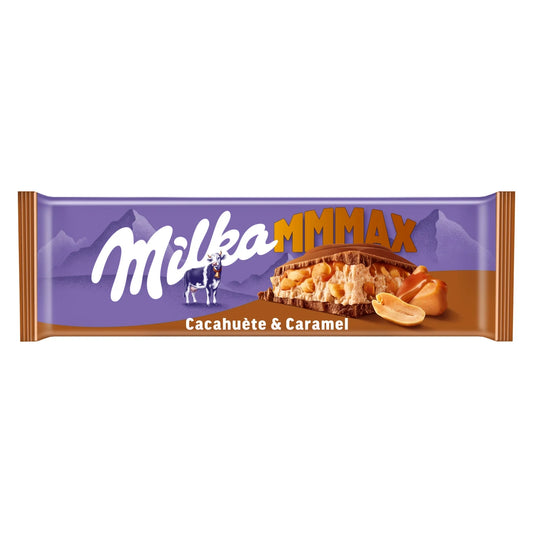 MILKA Milk Chocolate Bar with Peanuts and Caramel 276g