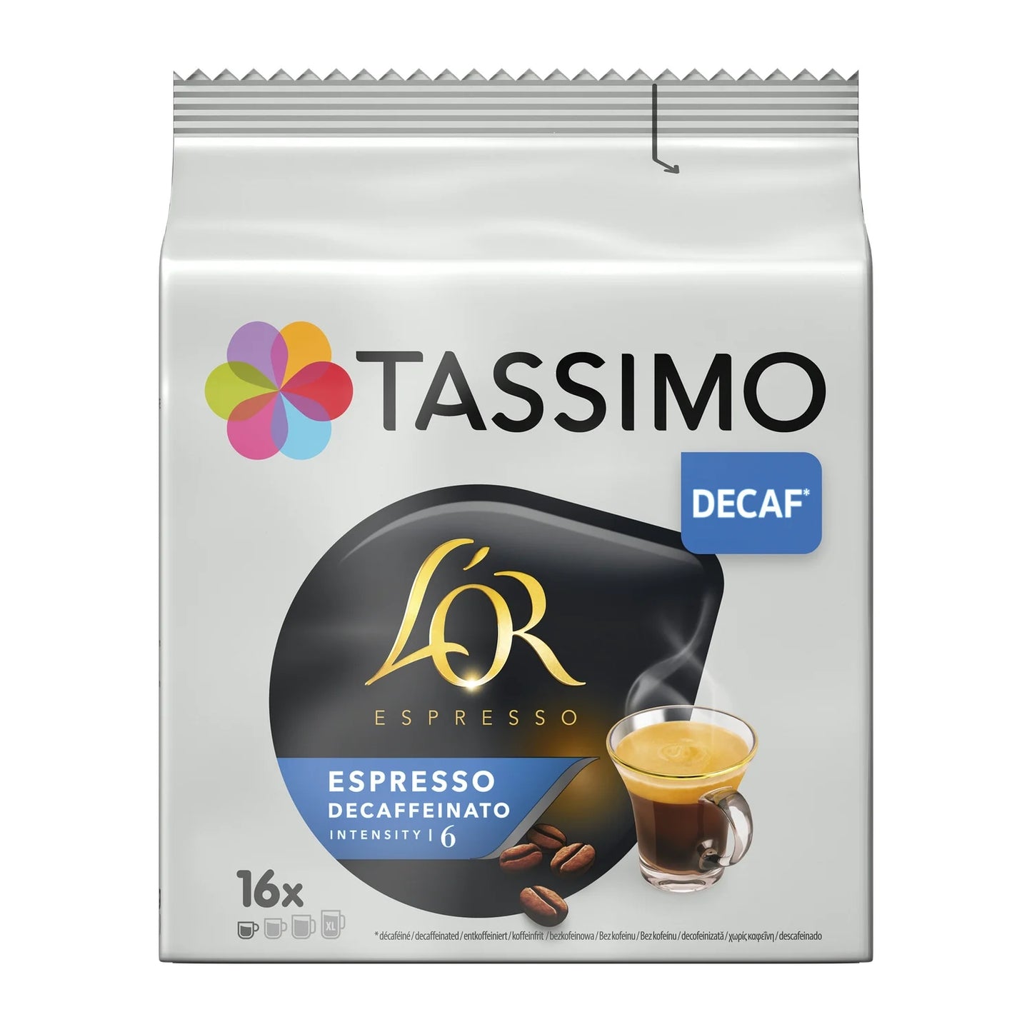 TASSIMO L'Or Decaffeinated Espresso Pods