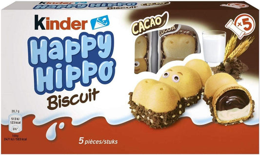 KINDER HAPPY HIPPO Cocoa-Filled Cookies