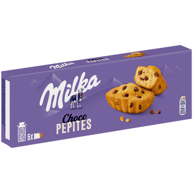 MILKA moist cakes with chocolate chips