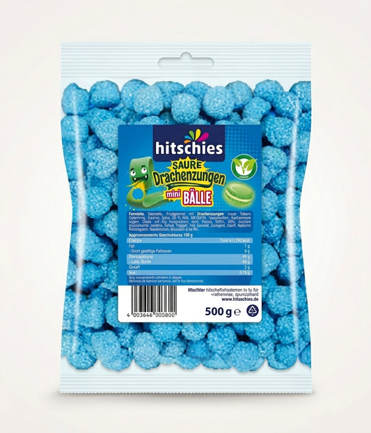 Hitschies Meteorites Sour Raspberry 500g
