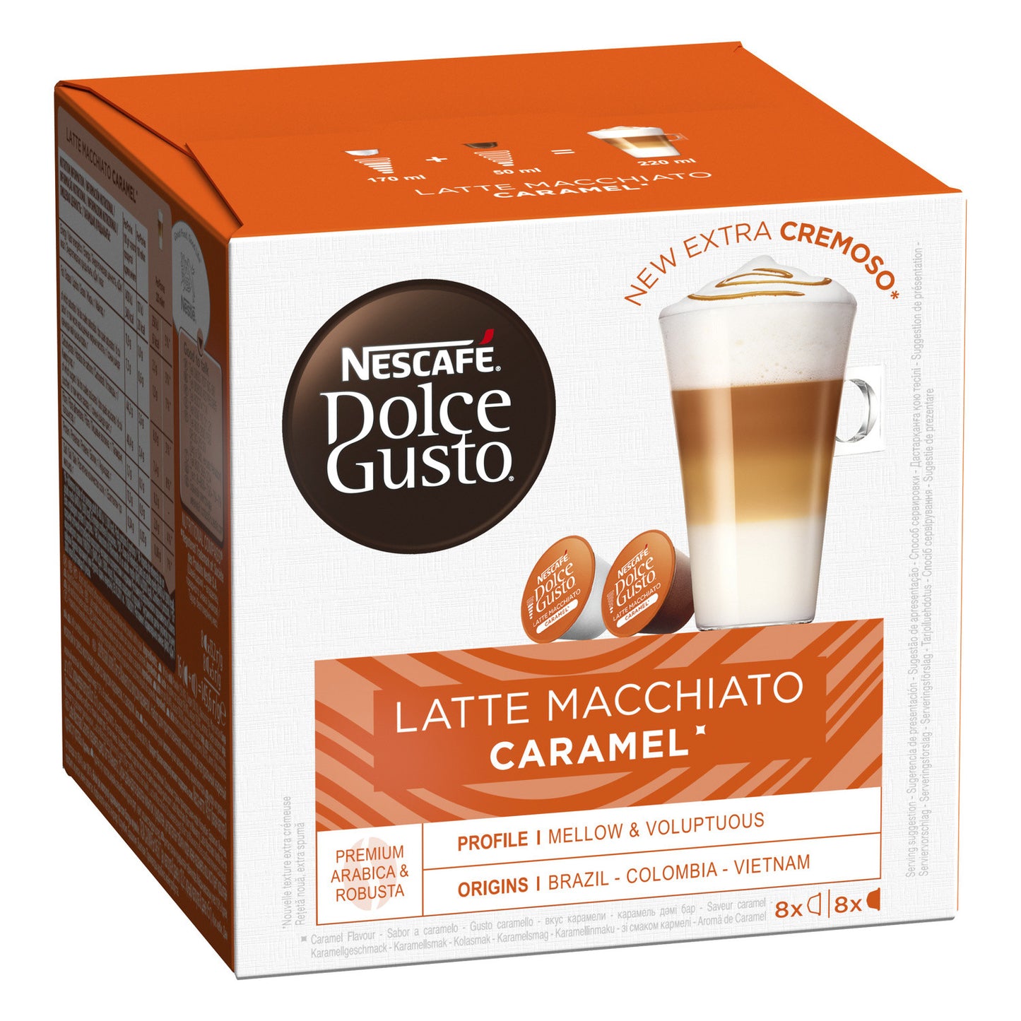 Dolce Gusto Cappuccino capsule de café 16 capsules – Mokashop Switzerland
