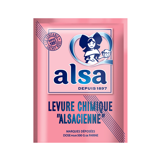 Alsa - French Cake Baking Powder, 0.38 Ounce, 8 Count