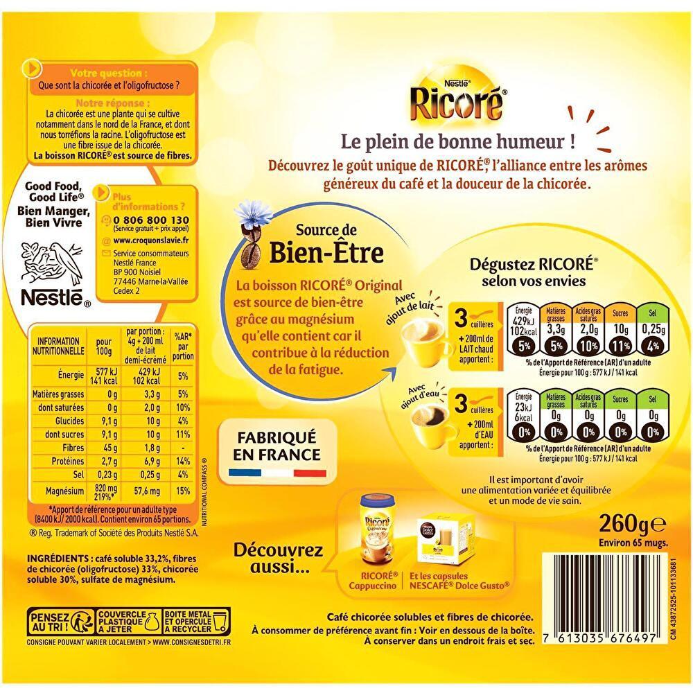 Nestle' Ricore' Nestlé Ricoré Chicory and Coffee Instant Beverage